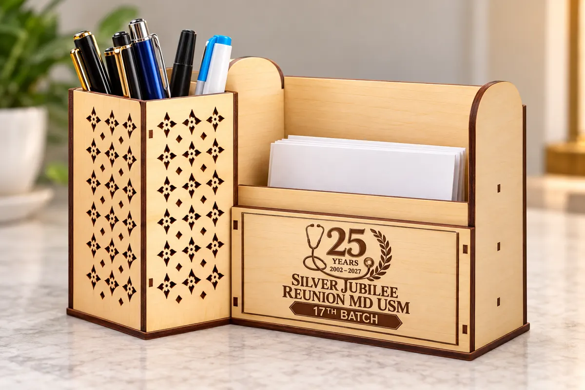 Letter & pen organiser